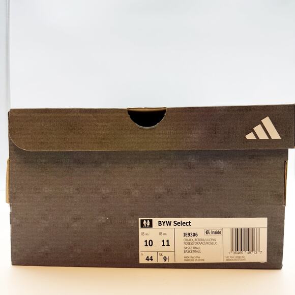 Adidas BYW Select Basketball Shoes Mens 10 Womens 11 Black Orange Athletic NIB - Picture 13 of 13